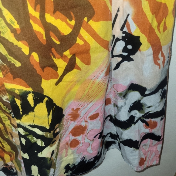 For Cynthia Linen Blend Pattern Skirt - Picture 4 of 12